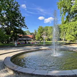 Idylle am Stadtparkcafé