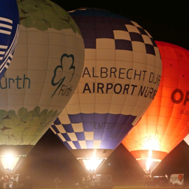 Ballonglühen im Wiesengrund