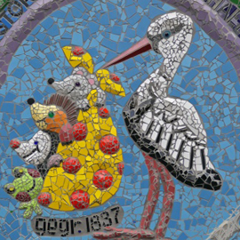 Eingangsschild oder Kunstwerk?