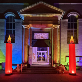 Das Bild zum Sonntag: Unsere Liebe Frau im Kerzenschein