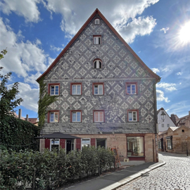 Schieferfassade in der Altstadt