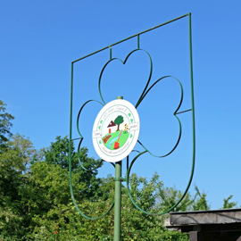 Ein Kleeblatt im Grünen
