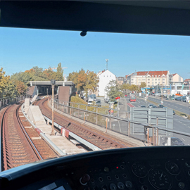 Fürth aus der Sicht eines UBahnfahrers